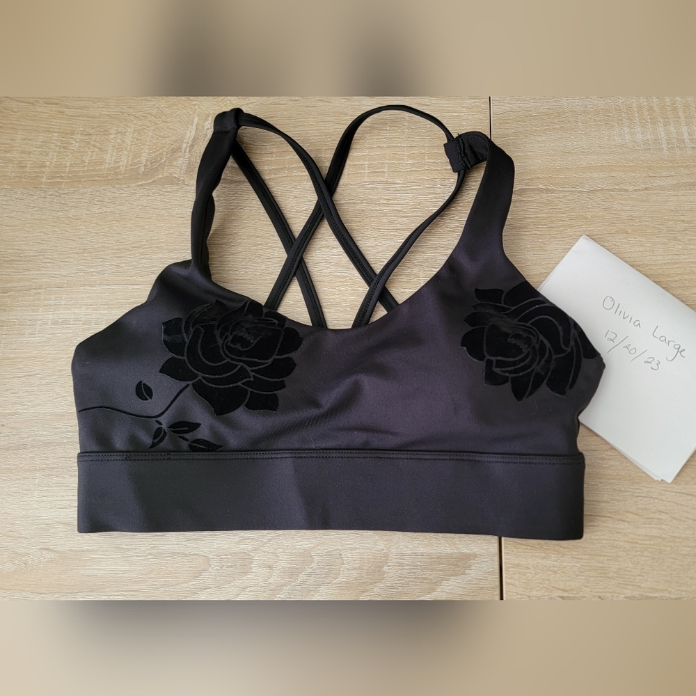 Zyia Floral Light N Tight Sports Bra
